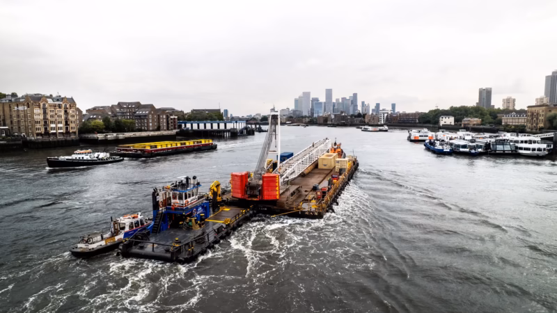 End of Tideway Tow: FPV + Cinematic Filming